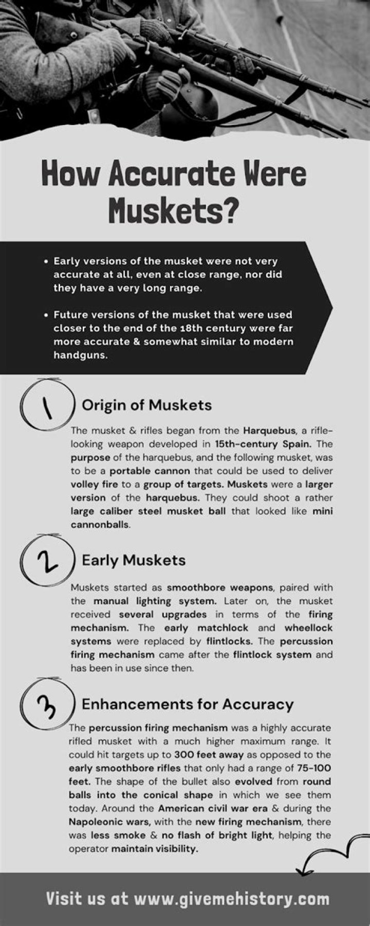 Are muskets outdated?