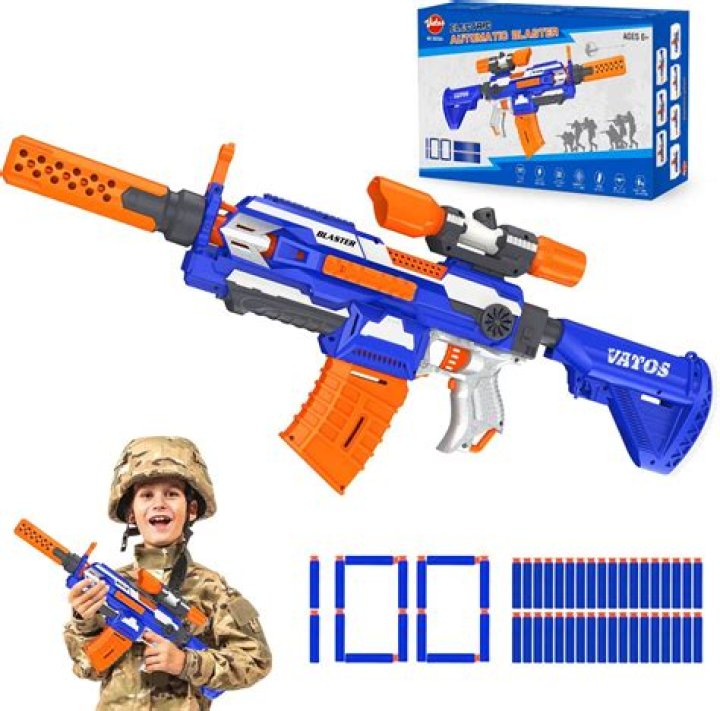 Can a 3 year old use a Nerf gun?
