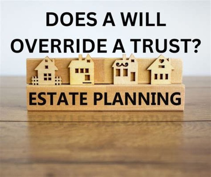Can a will override a trust?