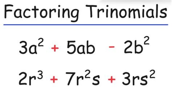 Can factoring be done with Trinomials?
