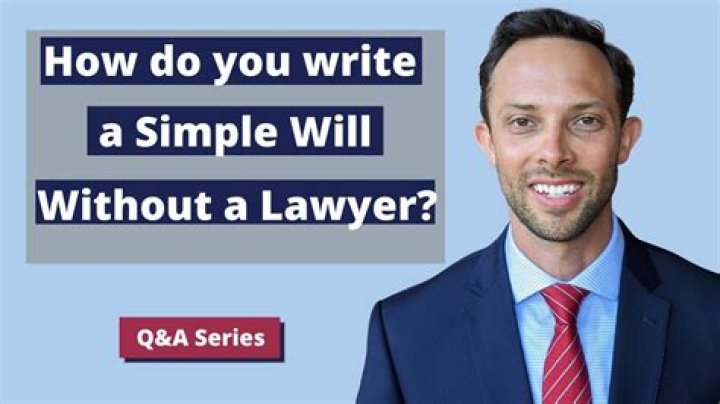 Can I amend my will without a lawyer?