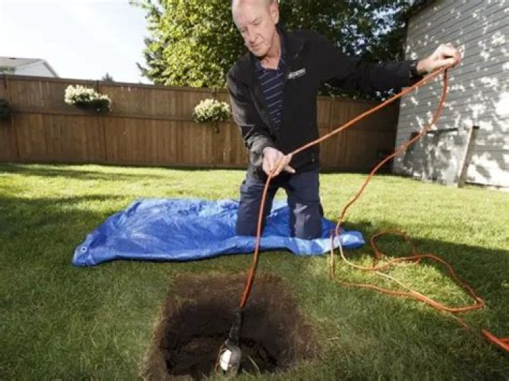 Can I dig a hole in my backyard?