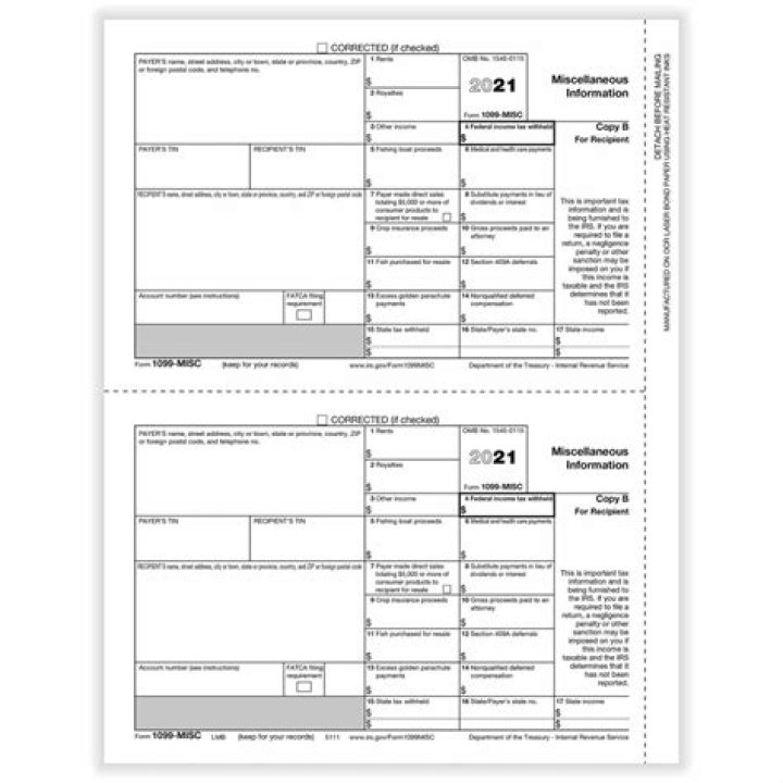 Can I print my own 1099 forms?