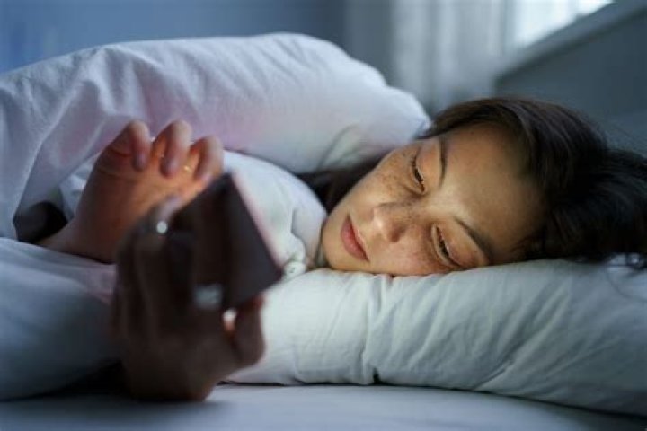 Can I use phone while lying?