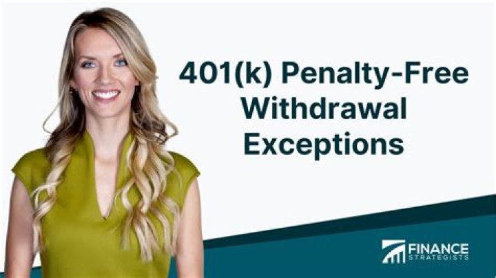 Can I withdraw from 401k without penalty?