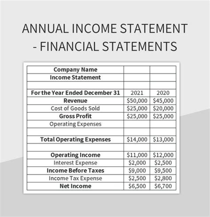 Can individuals have financial statements?