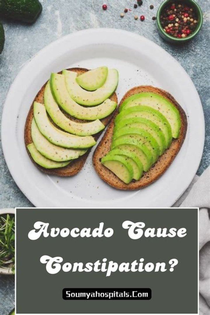 Can too much avocado cause constipation?