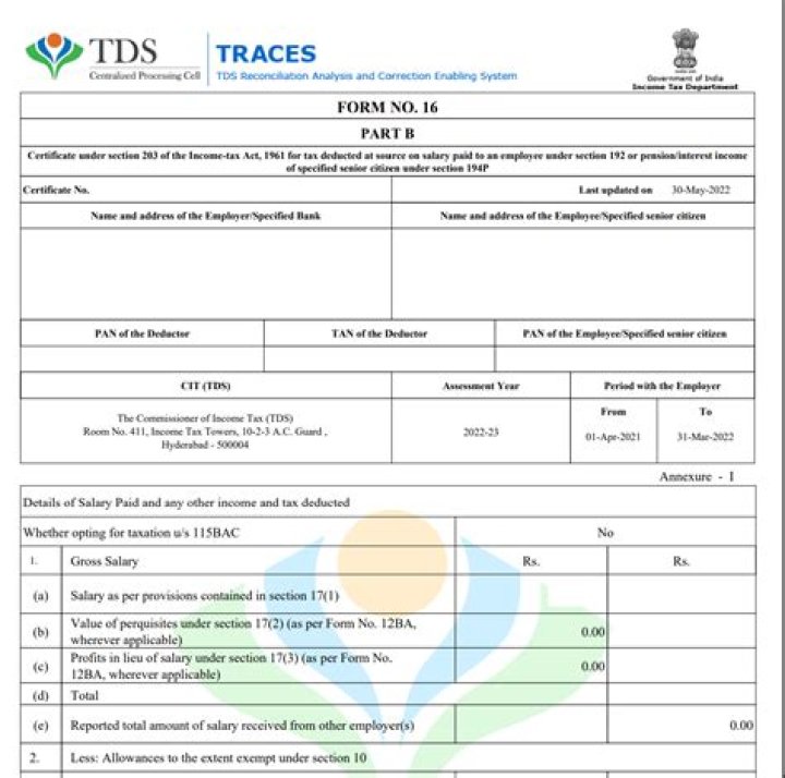 Can we get home loan from form16?
