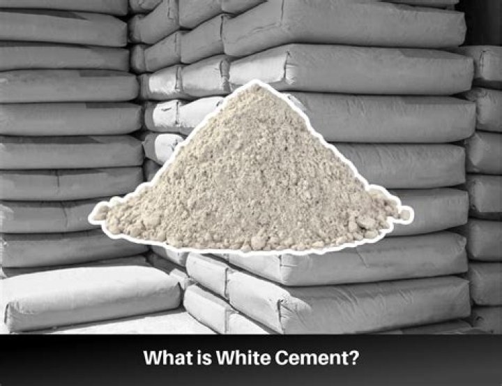 Can white cement be used for concrete?
