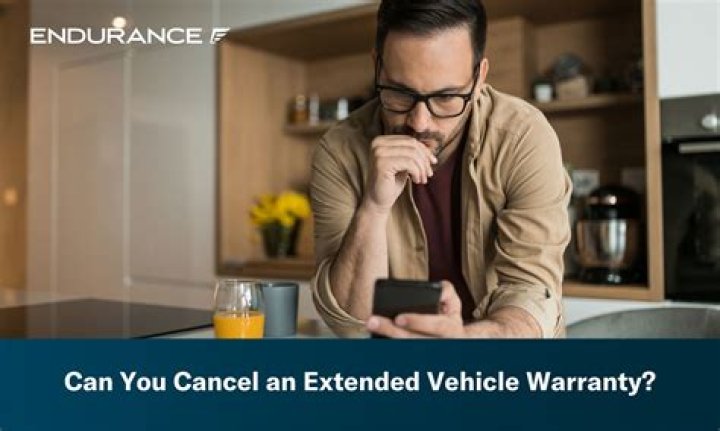 Can you cancel extended warranties?