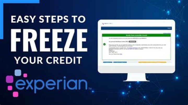 Can you remove a security freeze online?