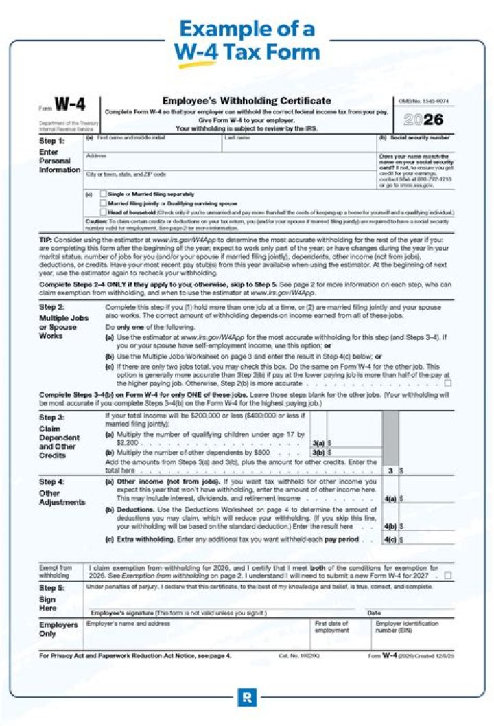 Can you resubmit a W-4?