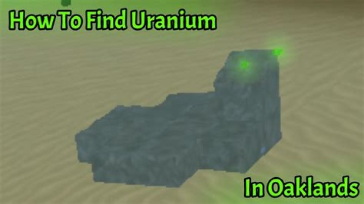 Can you sell uranium?