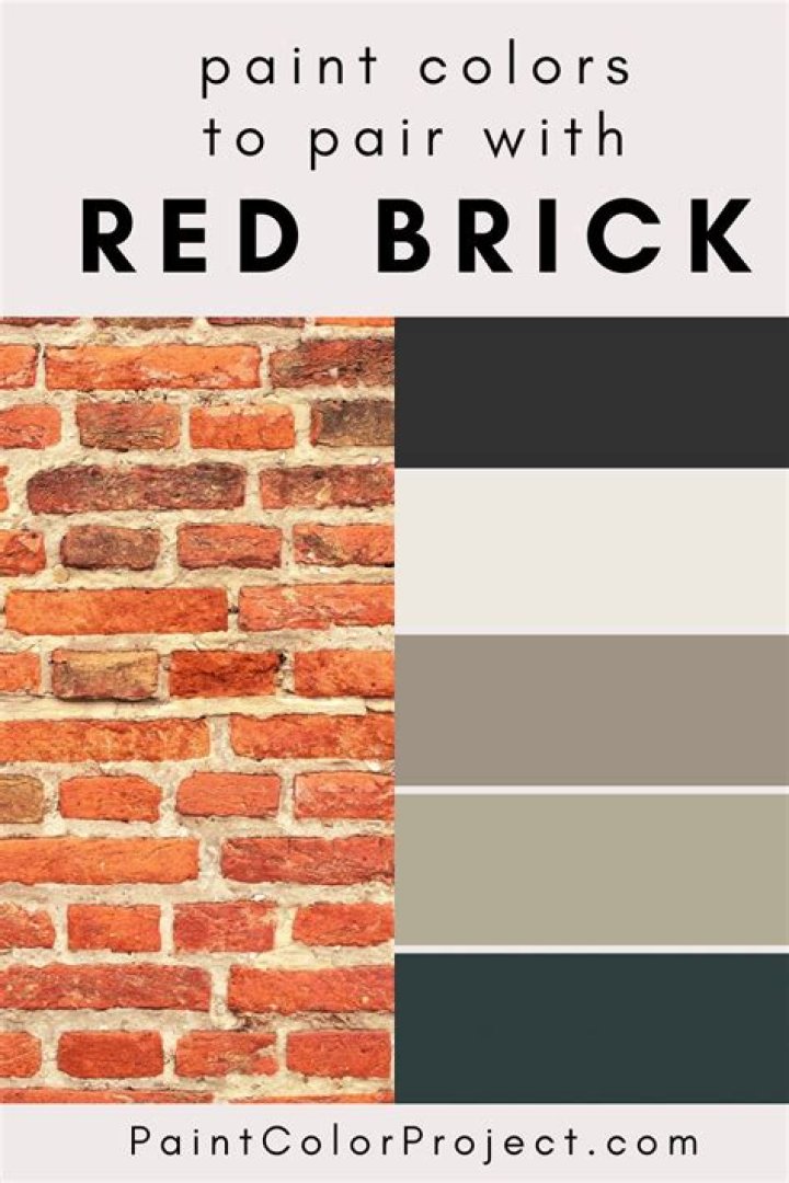 Can you stain red brick a different color?