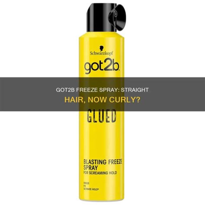 Can you use got2b spray for curls?