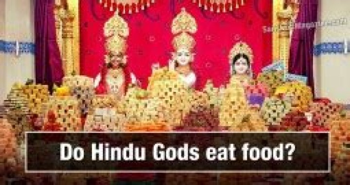 Do Hindu gods eat?