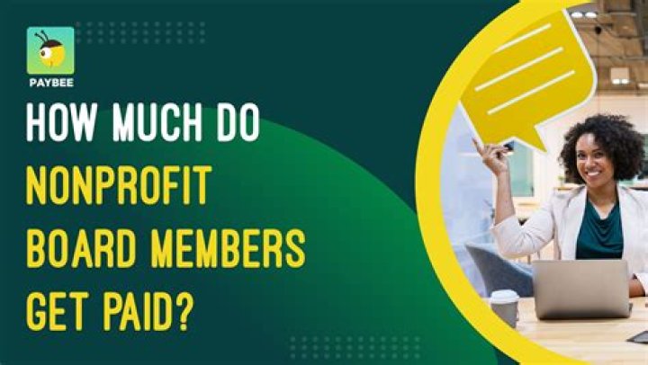 Do nonprofit members get paid?