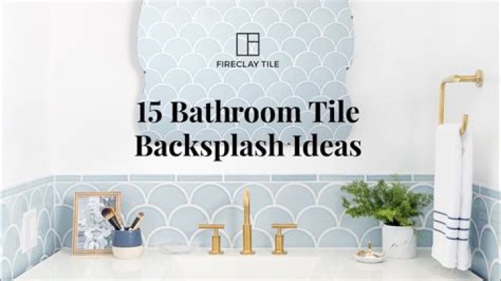 Do you caulk backsplash in bathroom?
