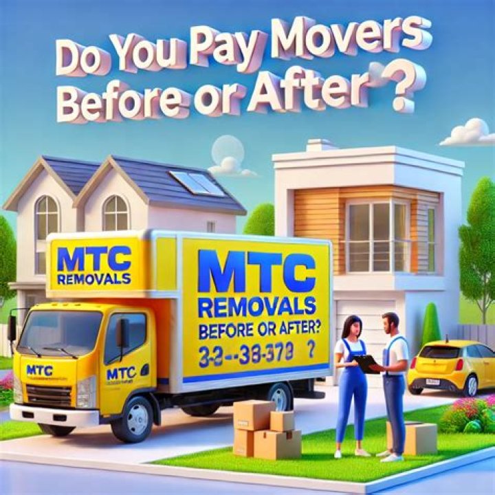 Do you pay movers upfront?