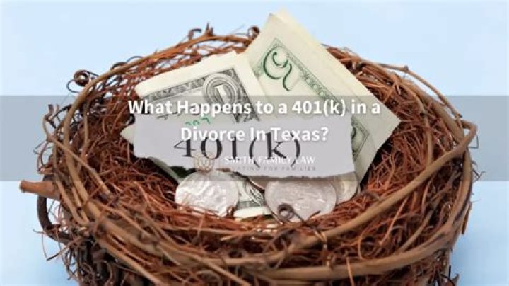 Do you split 401K in a divorce?