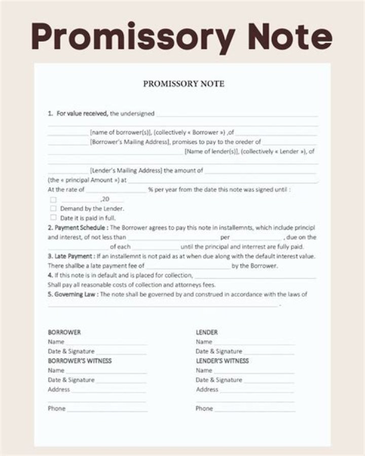 Does a promissory note need to be signed?