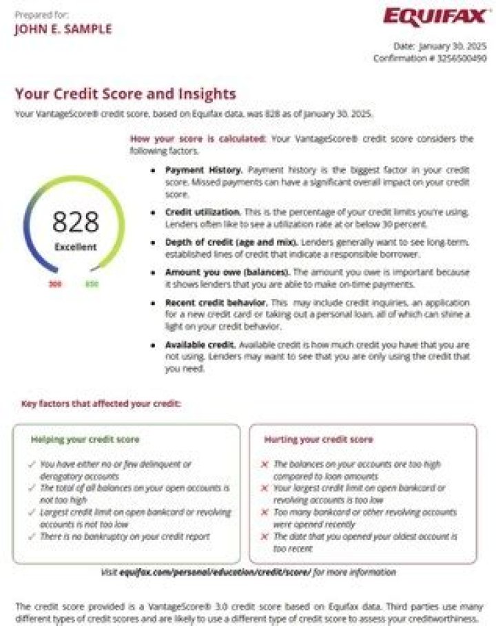 Does Equifax report Judgements?
