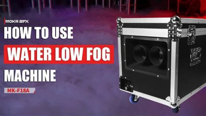 Does low lying fog juice work in a regular fog machine?