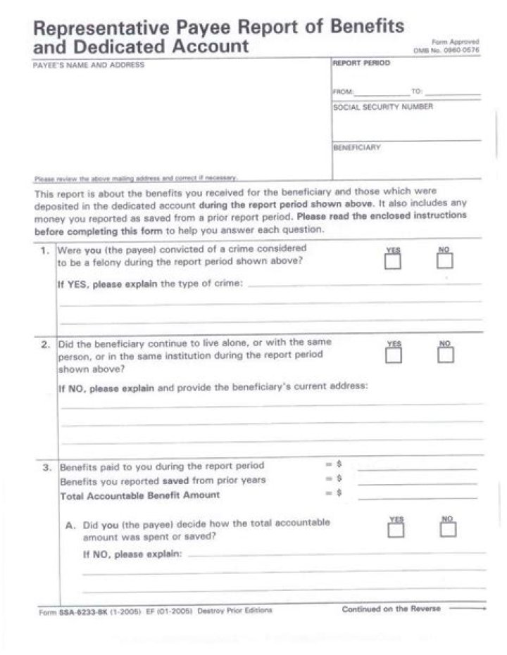 Does rep payee file taxes?