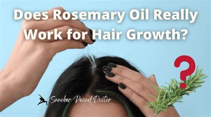 Does rosemary really work for hair loss?