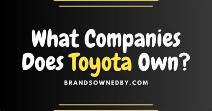 Does Toyota own Tesla?
