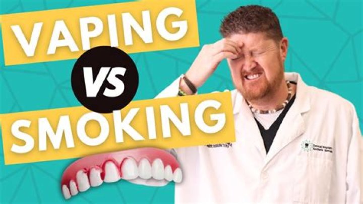 Does vaping make your gums bleed?