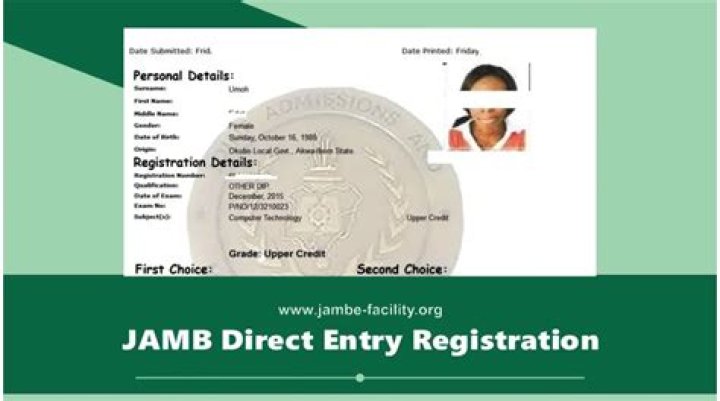 Has direct entry form closed?