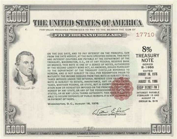 How are Treasury note prices calculated?