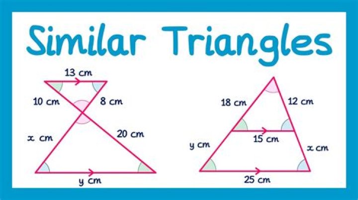 How are triangles similar to rectangle?