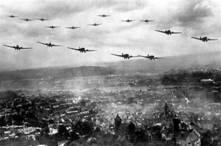 How did Germany attack Great Britain?