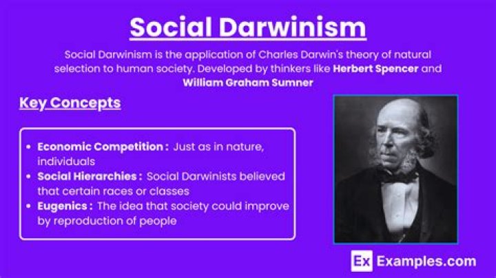 How did Social Darwinism view poverty?