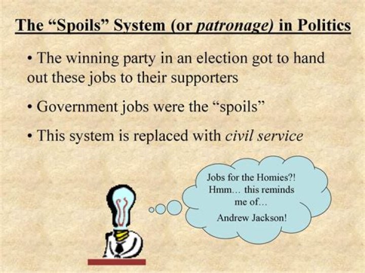 How did the spoils system impact?