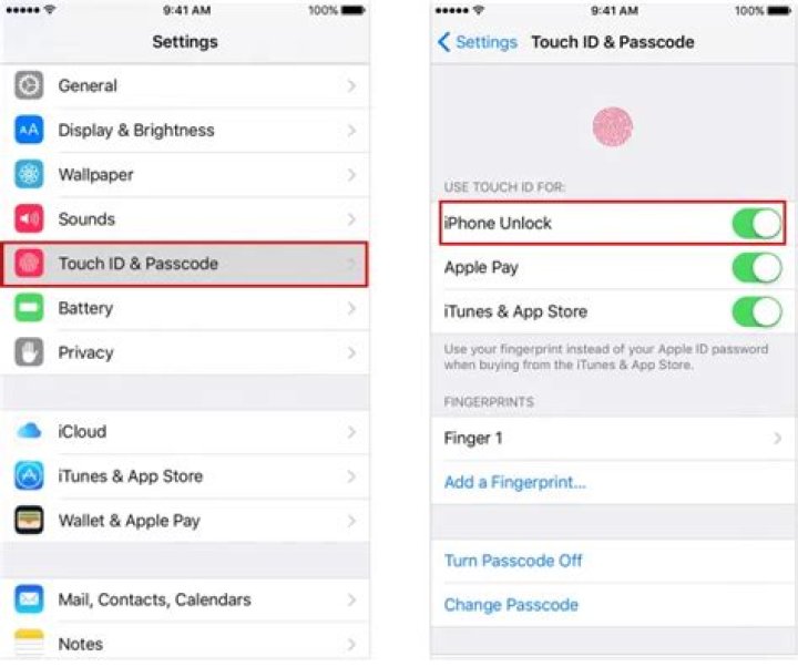 How do I cancel Touch ID on Messenger?
