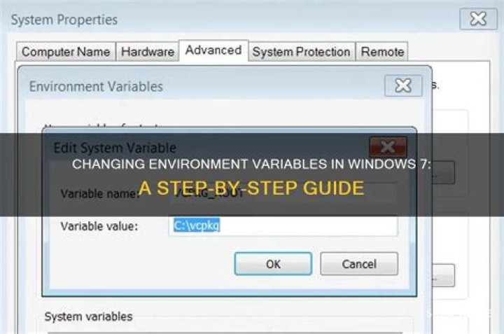 How do I change environment variables?