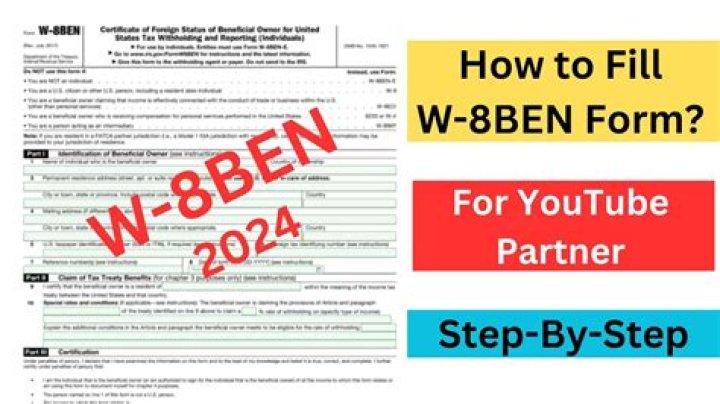 How do I fill out a W-8BEN E?