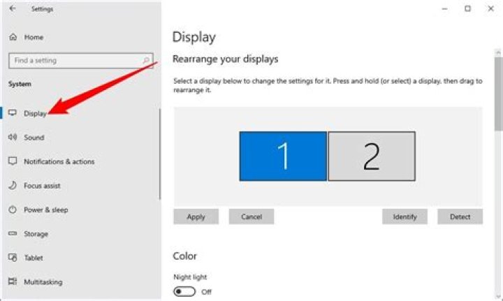How do I fix extended display on Windows 10?