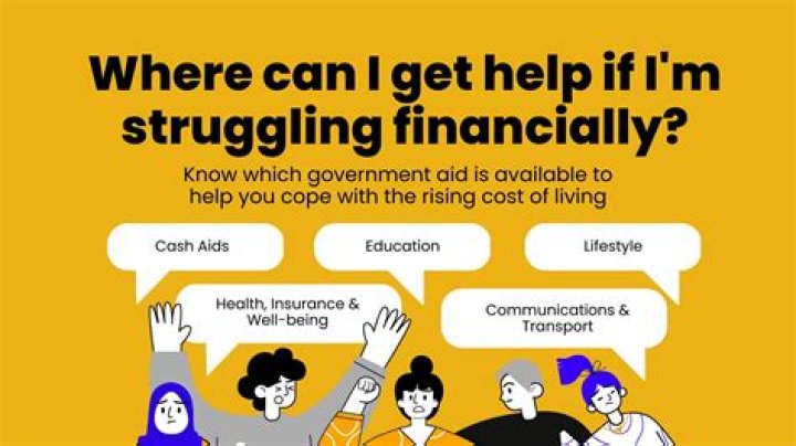 How do I get help when struggling financially?