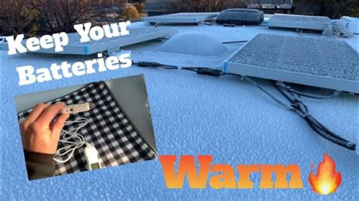 How do I keep a car battery warm overnight?