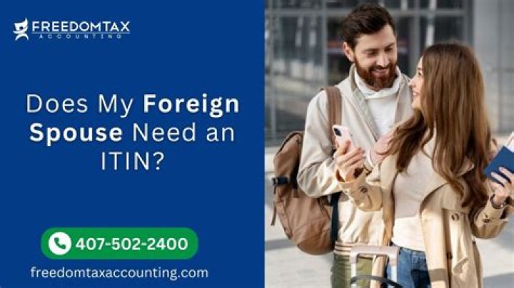 How do I know if my spouse needs an ITIN?