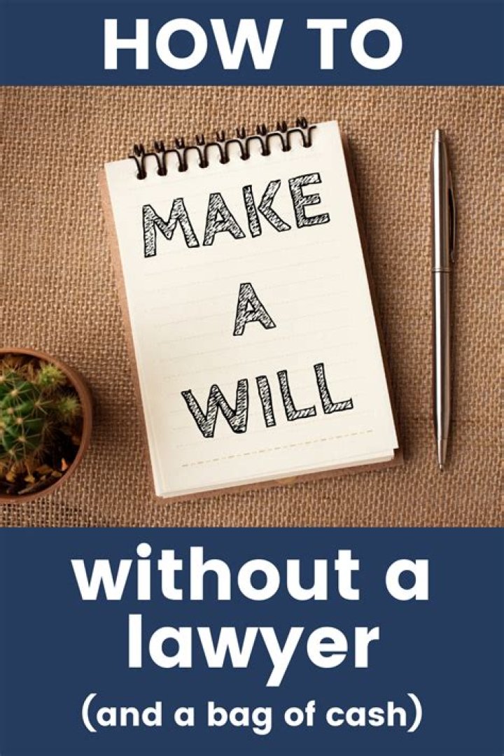 How do I make a will without a lawyer?