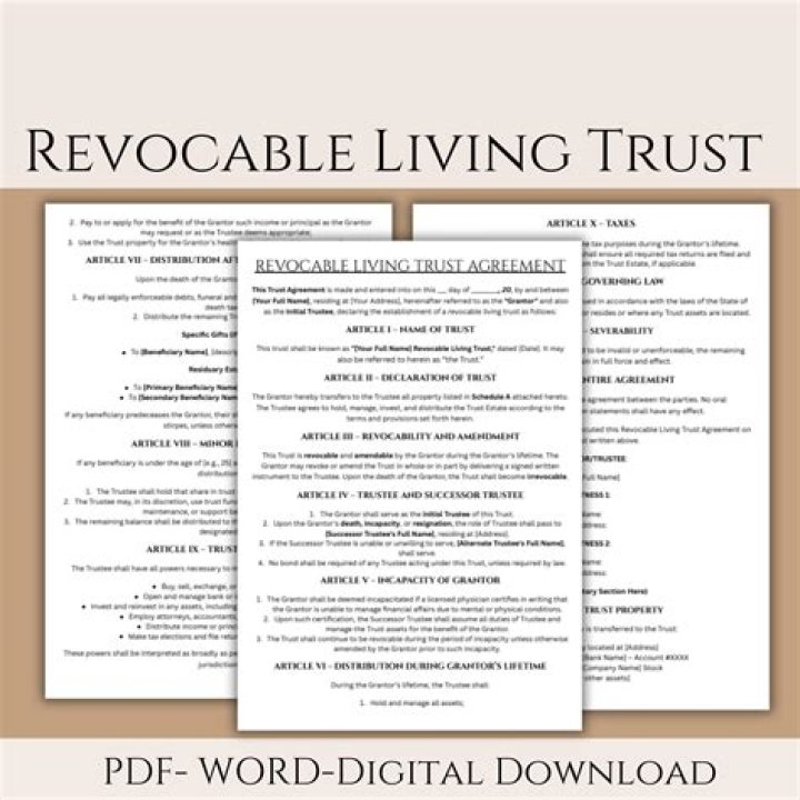 How do I remove a beneficiary from a revocable trust?