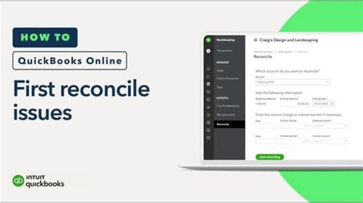 How do I resolve differences in QuickBooks Online?