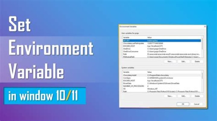 How do I set environment variables?