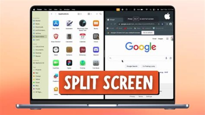 How do I split my Mac screen into 3?