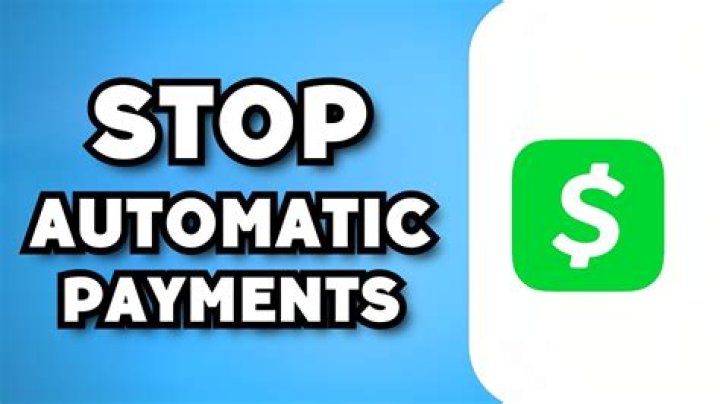How do I stop an automatic payment online?